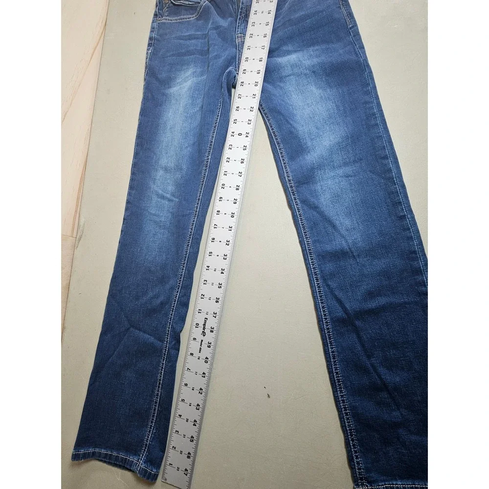 Hudson Womens Skinny Jeans Medium Wash Denim Blue Size 16 DN Stretch RN140977 - Picture 8 of 15